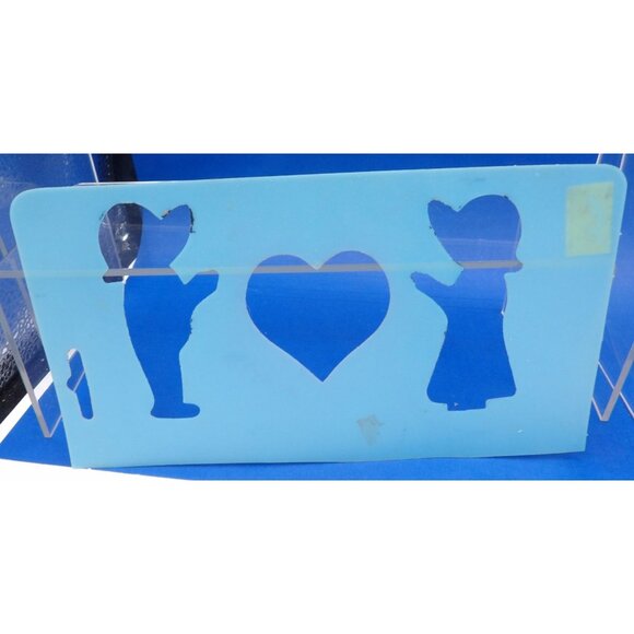 Assorted Craft Stencils Set Of 8- Includes 3 NOS Wangs International Inc. Heart - Picture 7 of 7